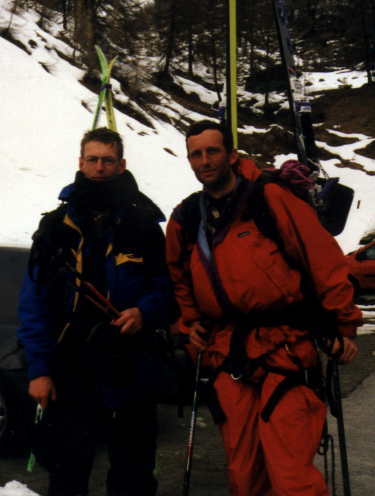 Stefan und Holger, schon am Ende der Tour in Munster im Rhonetal